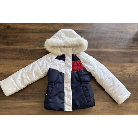 Tommy Hilfiger Other - Tommy Hilfiger Girls Hooded Fleece Lined Puffer Jacket 6x